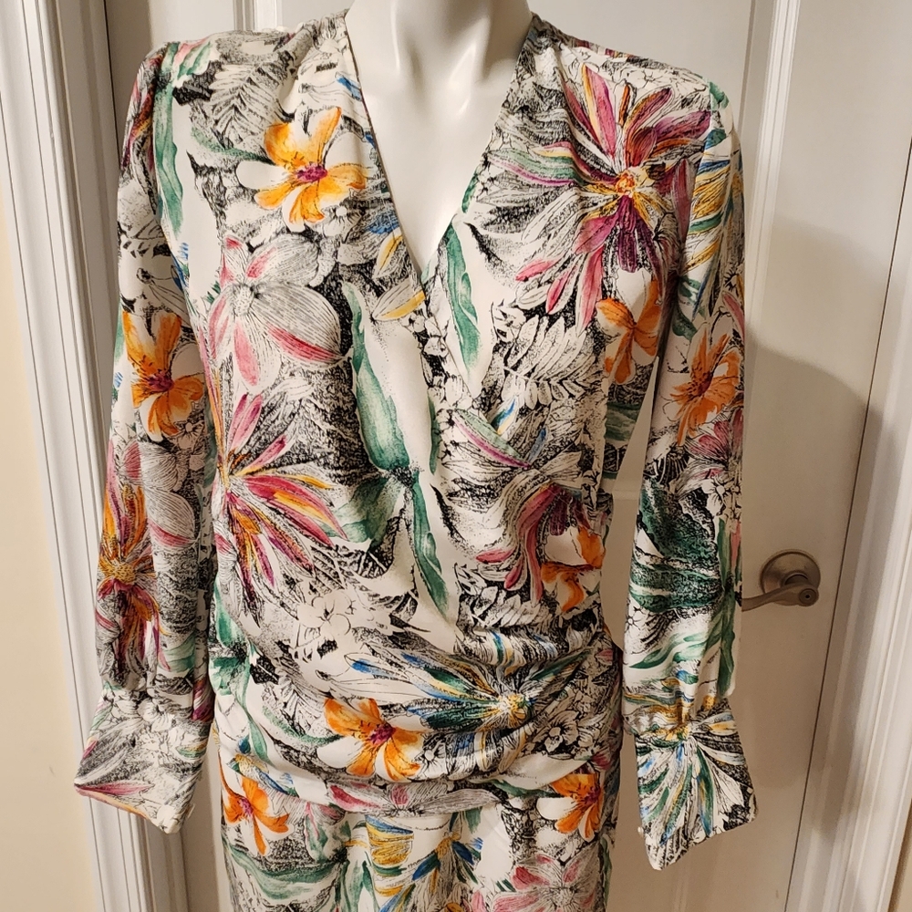 Stunning vintage floral Breli Originals size 8 dress - Picture 4 of 8